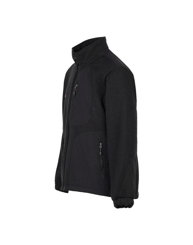 난가 [난가] FW26 폴라텍 플리스 집 블루종 N2630 1P074A BLK 착용컷
