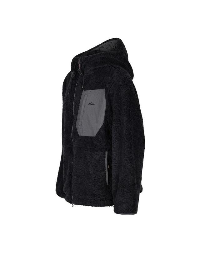 난가 [난가] FW26 보아 플리스 풀 집 파카 N2630 1P077D BLK 착용컷