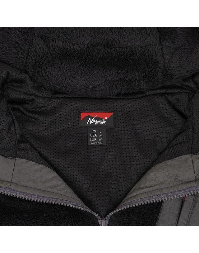 난가 [난가] FW26 보아 플리스 풀 집 파카 N2630 1P077D BLK 착용컷
