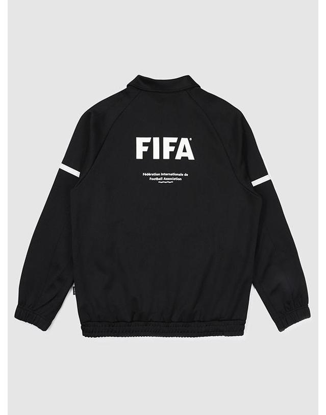 피파1904 [FIFA 1904] 3M 스티치 라인 트랙 자켓 블랙(FF31JZ61U_160) 착용컷