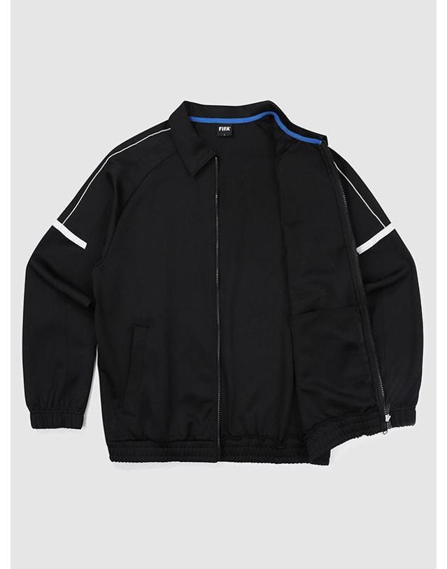 피파1904 [FIFA 1904] 3M 스티치 라인 트랙 자켓 블랙(FF31JZ61U_160) 착용컷