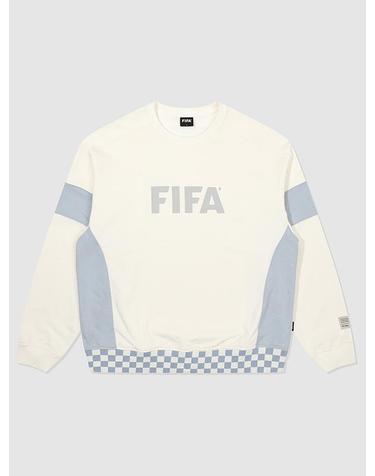 [FIFA 1904] 체커보드 맨투맨 아이보리(FF31MR53U_400)