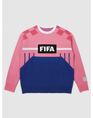 피파1904 [FIFA 1904] 유니폼 모티브 스웨터 핑크(FF31SW32U_540)