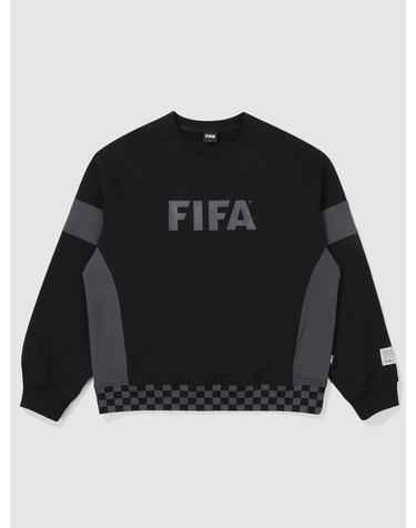 [FIFA 1904] 체커보드 맨투맨 블랙(FF31MR53U_160)