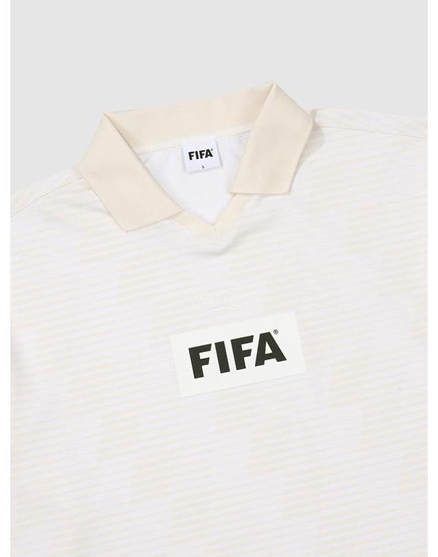 피파1904 [FIFA 1904] 여성 레지스타 체크 카라티 라이트베이지(FF32TC38W_300) 착용컷
