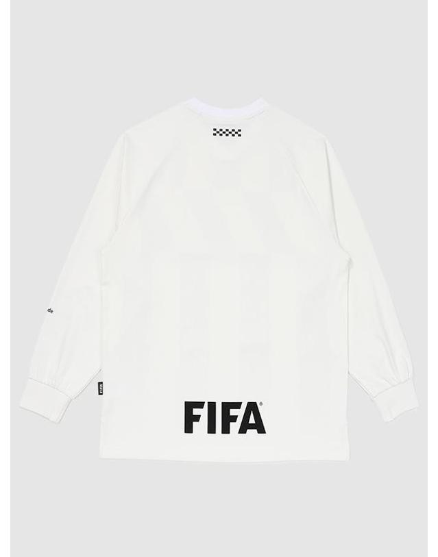 피파1904 [FIFA 1904] 레지스타 스트라이프 티셔츠 아이보리(FF31TL12U_400) 착용컷