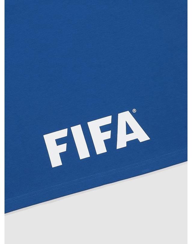 피파1904 [FIFA 1904] 레지스타 스트라이프 티셔츠 블루(FF31TL12U_220) 착용컷