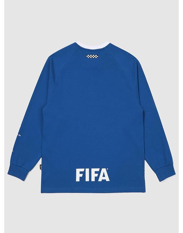 피파1904 [FIFA 1904] 레지스타 스트라이프 티셔츠 블루(FF31TL12U_220) 착용컷