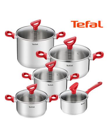 [테팔] 에디션 레드 인덕션냄비 편수16cm+양수18cm+양수20cm+양수24cm+곰솥22cm