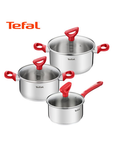 [테팔] 에디션 레드 인덕션냄비 편수16cm+양수18cm+양수20cm