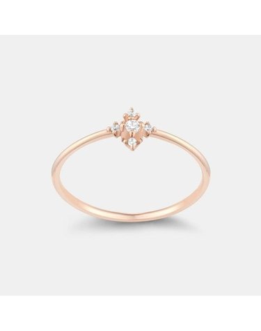 [갤러리아] [메트로시티 주얼리] 코르테 14K 로즈 반지 A223DR3073R4A