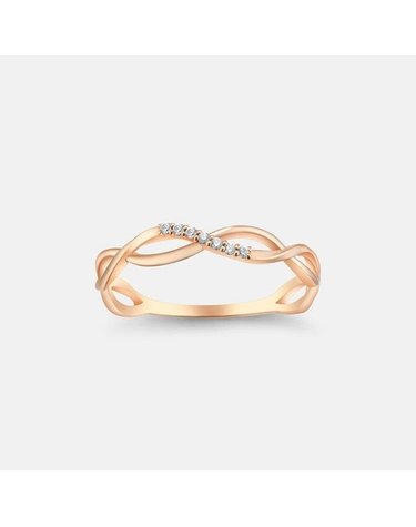 [갤러리아] [메트로시티 주얼리] 코르테 14K 로즈 반지 A251GR3601R4H