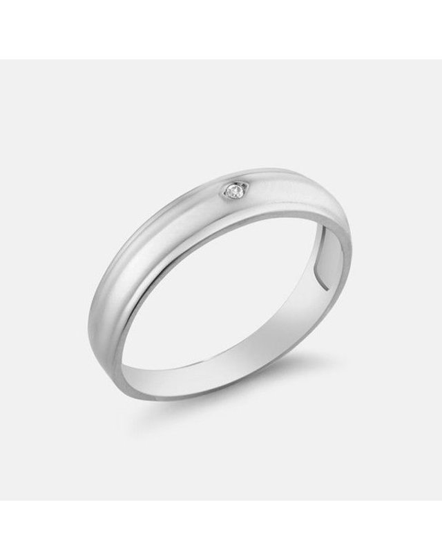 메트로시티 [갤러리아] [메트로시티 주얼리] 이터니타 14K 화이트 반지 A221GR3745W4A 착용컷