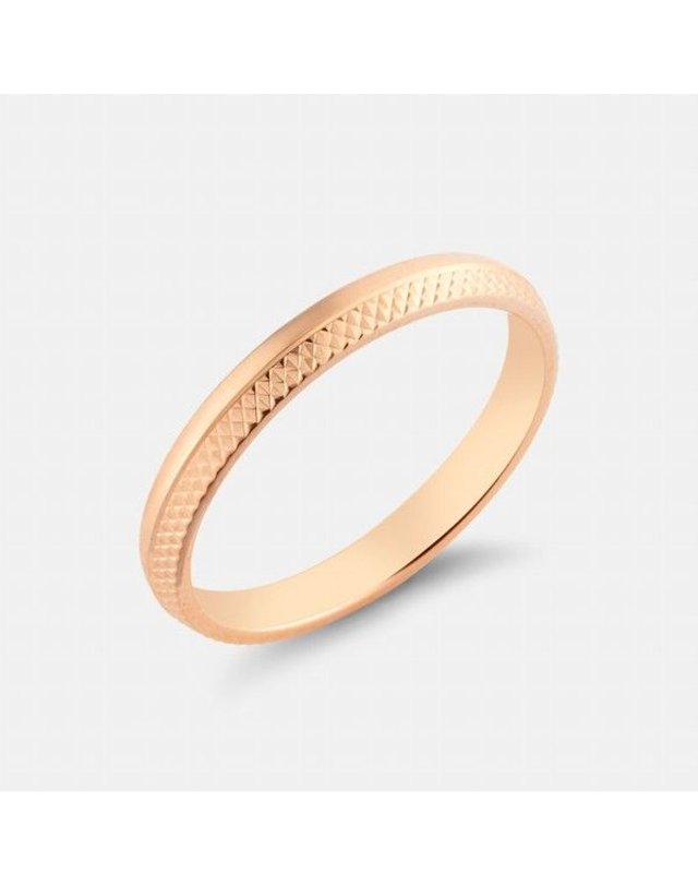 메트로시티 [갤러리아] [메트로시티 주얼리] 코르테 14K 로즈 반지 A221GR3093R4Q 착용컷