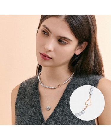 [갤러리아] [메트로시티 주얼리] 스틸라 14K 로즈 네크리스 A233GN1354R4G