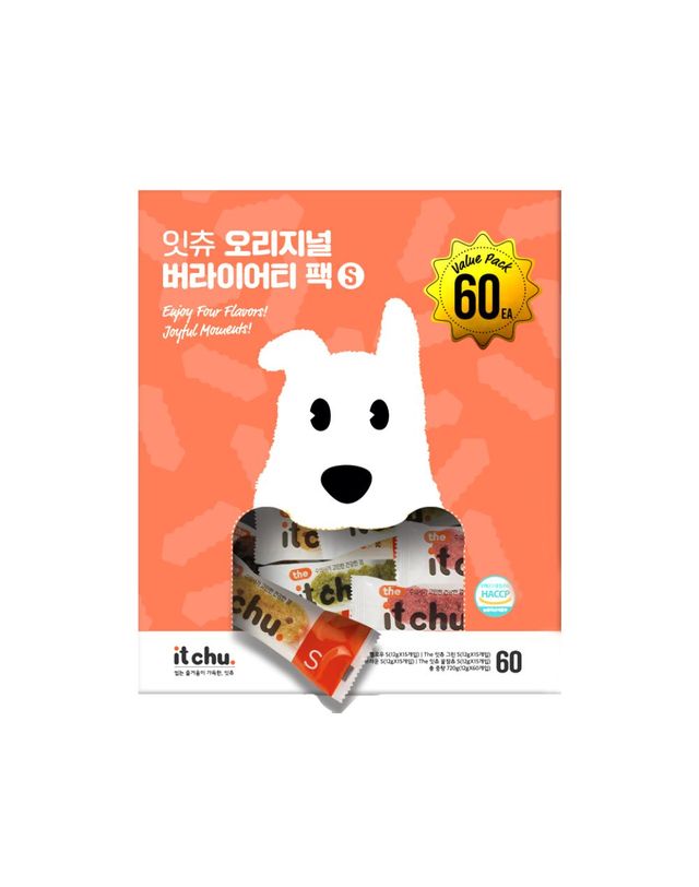 핏펫 잇츄 오리지널 S 버라이어티 팩 60개입 착용컷