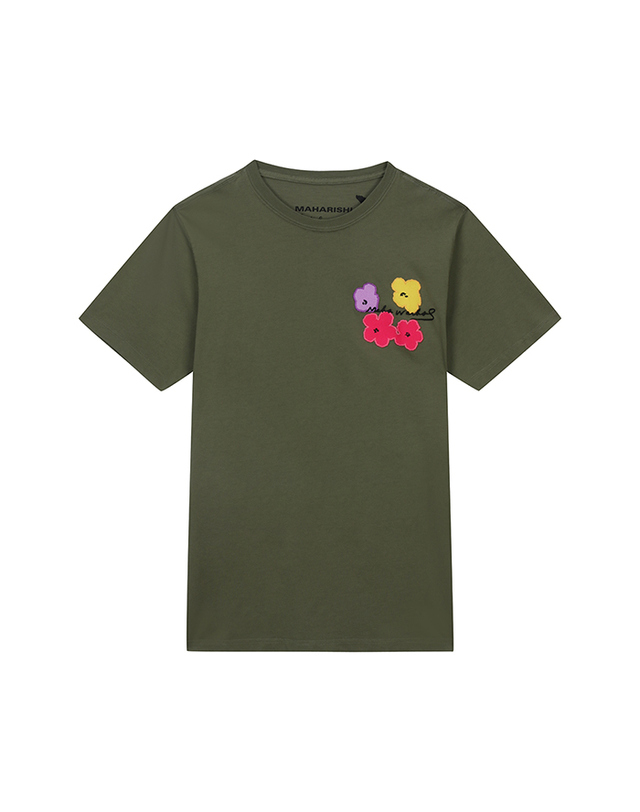 마하리시 마하리시 Warhol Flowers 반팔 티셔츠 3color 19639 착용컷
