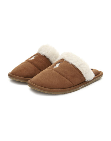 랄프로렌 KELCIE 슬리퍼 브라운 15RF103631