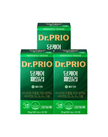  혈당 당케어 패밀리 바나바잎추출물 500mg X 30정 3박스3개월