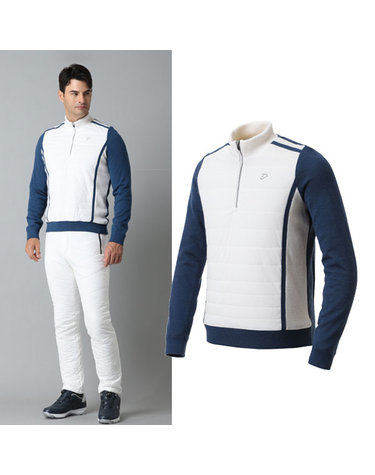 [IJP DESIGN] 이안폴터디자인 남성 방풍니트 티셔츠 - 3604-101-71