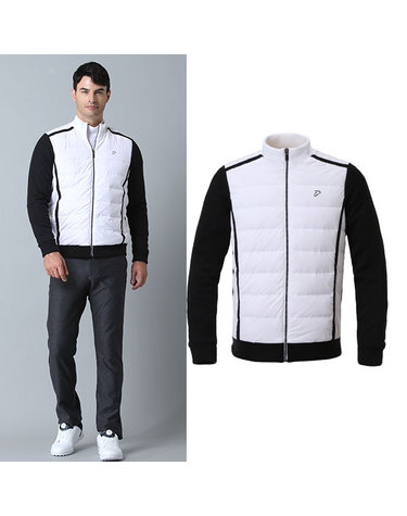 [IJP DESIGN] 이안폴터디자인 남성 거위털 니트 퀼팅 다운점퍼 - 3604-106-73