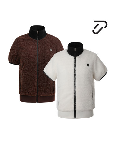 [IJP DESIGN] 이안폴터디자인 여성 보아플리스 반팔 베스트 - IPL2WJP277