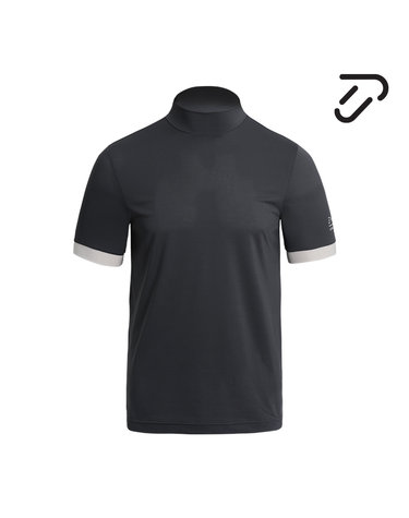 [IJP DESIGN] 이안폴터디자인 남성 솔리드 하프넥 반팔티셔츠 - IPM3MTS821 DG