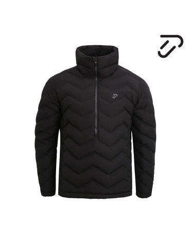 [IJP DESIGN] 이안폴터디자인 남성 퀼팅 다운 아노락 점퍼 - IPM3WJP606 BK