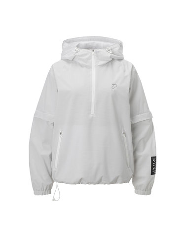 [IJP DESIGN] 이안폴터디자인 여성 반집업 후드 레인웨어 - IPL3AWR851 WH