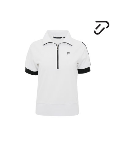 [IJP DESIGN] 이안폴터디자인 여성 윙카라 반팔티셔츠 - IPL4MTS478 WH