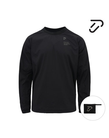 [IJP DESIGN] 이안폴터디자인 남성 라운드 바람막이 점퍼 - IPM4SWB463 BK