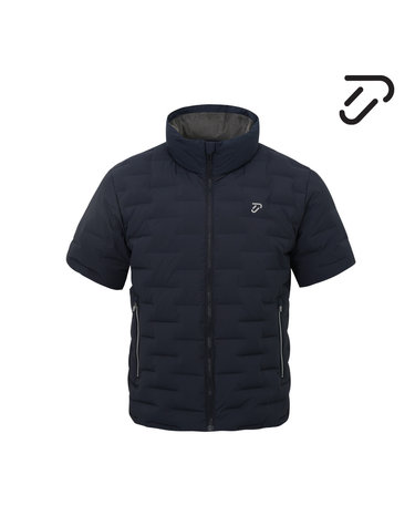 [IJP DESIGN] 이안폴터디자인 남성 스퀘어 퀼팅 반팔 다운점퍼 - IPM4WJP201 NY