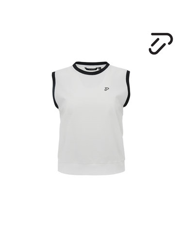 [IJP DESIGN] 이안폴터디자인 여성 라운드 타입 골프베스트 - IPL5MWV633 WH