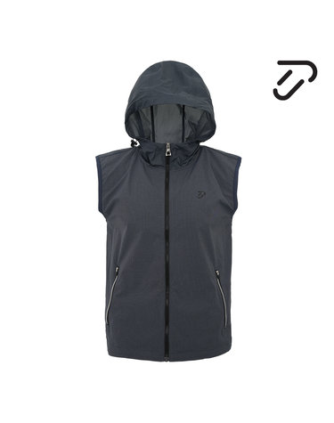 [IJP DESIGN] 이안폴터디자인 남성 립체크 후드 골프 베스트 - IPM5MWV626 NY
