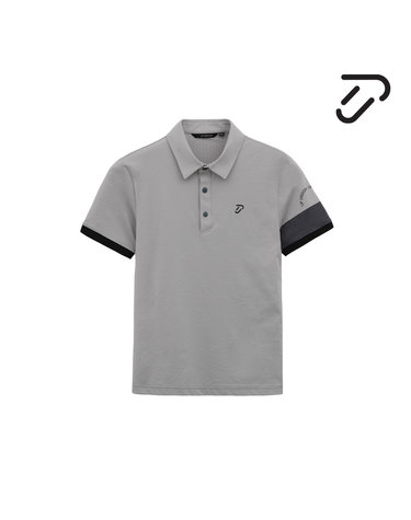 [IJP DESIGN] 이안폴터디자인 남성 소매 배색 포인트 반팔 티셔츠 - IPM6MTS2265 LG