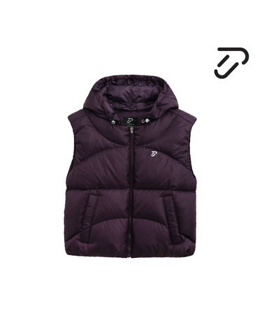[IJP DESIGN] 이안폴터디자인 여성 후드탈부착 덕다운 베스트-IPL6WWV2602 PU