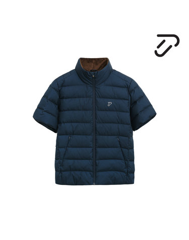 [IJP DESIGN] 이안폴터디자인 남성 경량 다운 반팔점퍼 - IPM6WJP2662 TQ
