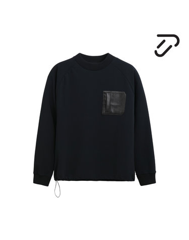 [IJP DESIGN] 이안폴터디자인 남성 라운드 티셔츠-IPM6WTS2665 BK