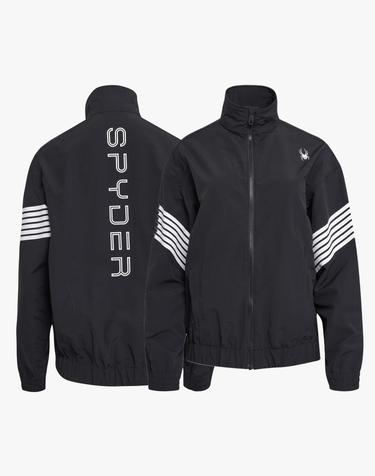 [스파이더] 공용 우븐 시그니처 자켓 SPHFCNJK302UBLK