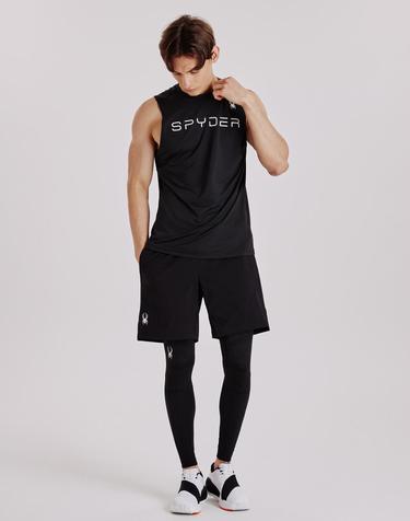 [스파이더] 남성 트레이닝 심리스 베이스레이어 팬츠 SPIPCNCP202MBLK