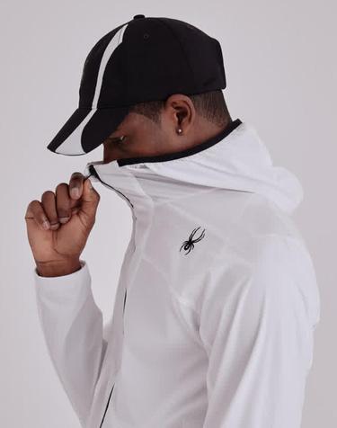 [스파이더] 공용 볼륨 로고 메쉬 볼캡 SPIPANCA304UBLK