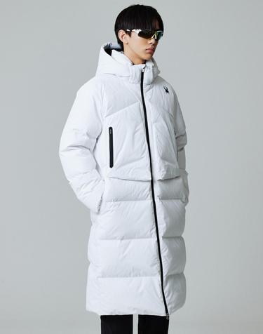 [스파이더] 공용 헥센 후드 롱 다운 점퍼 SPIWCNDJ306UWHT