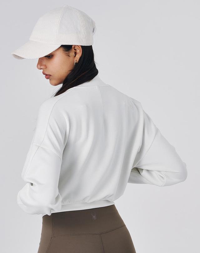 스파이더 [스파이더] 여성 ZEN 모달 저지 집업 SPJFCNFT351WIVY 착용컷