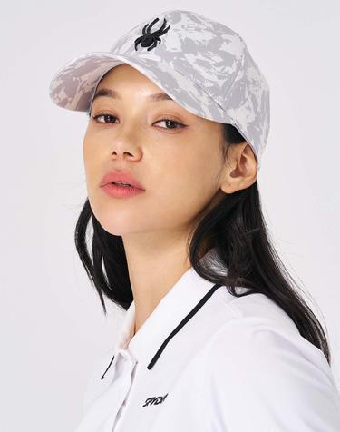 [스파이더] 남성 경량 로고 패턴 볼캡 SPKPANCA304MGRY