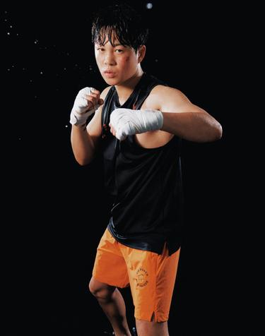 [스파이더] 남성 BIG PUNCH BOXING CLUB 트리코트 4.5부 숏팬츠 SPJFCNTR202MORG