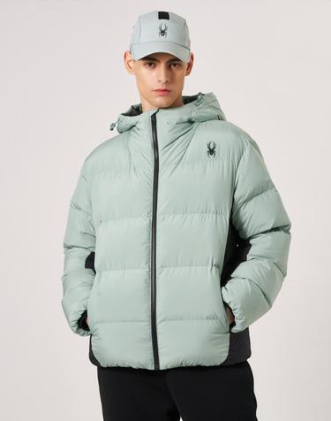 [스파이더] 남성 프리마로프트 패딩 자켓 SPKWCNJK204MLGN
