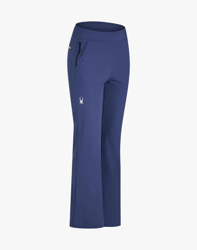 스파이더 [스파이더] 여성 프로웹 쿨 냉감 트리코트 스트레이트 팬츠 SPKMCNFP253WPPL 착용컷