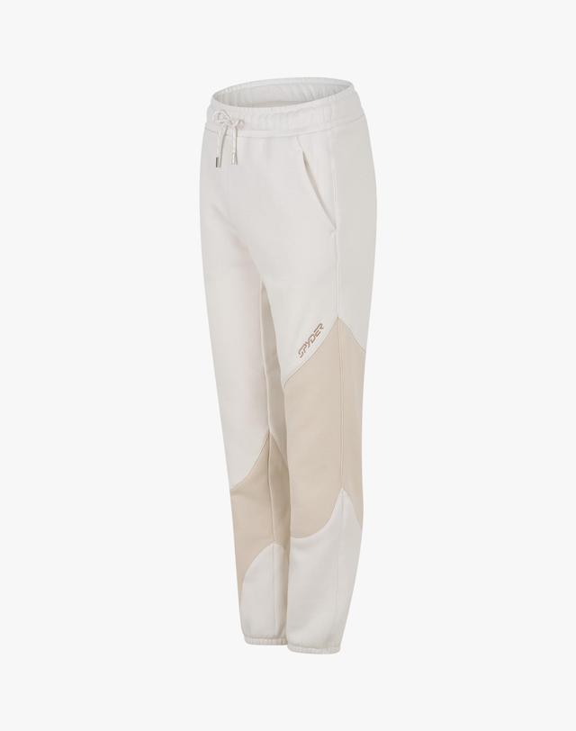 스파이더 [스파이더] 여성 배색 기모 조거 팬츠 SPKWCNFP356WIVY 착용컷