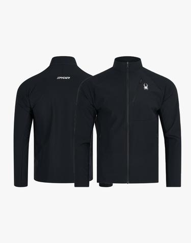 [스파이더] 공용 트리코트 트랙탑 집업 SOLPCNFT205UBLK