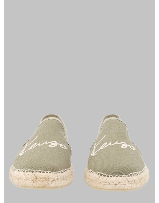 겐조 [해외직구] 26 F/W 겐조 ESPADRILLA 콘 로고 자수 FG65ES052F56_50 B0042117898 착용컷